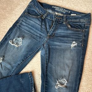 American Eagle super strech skinny jeans